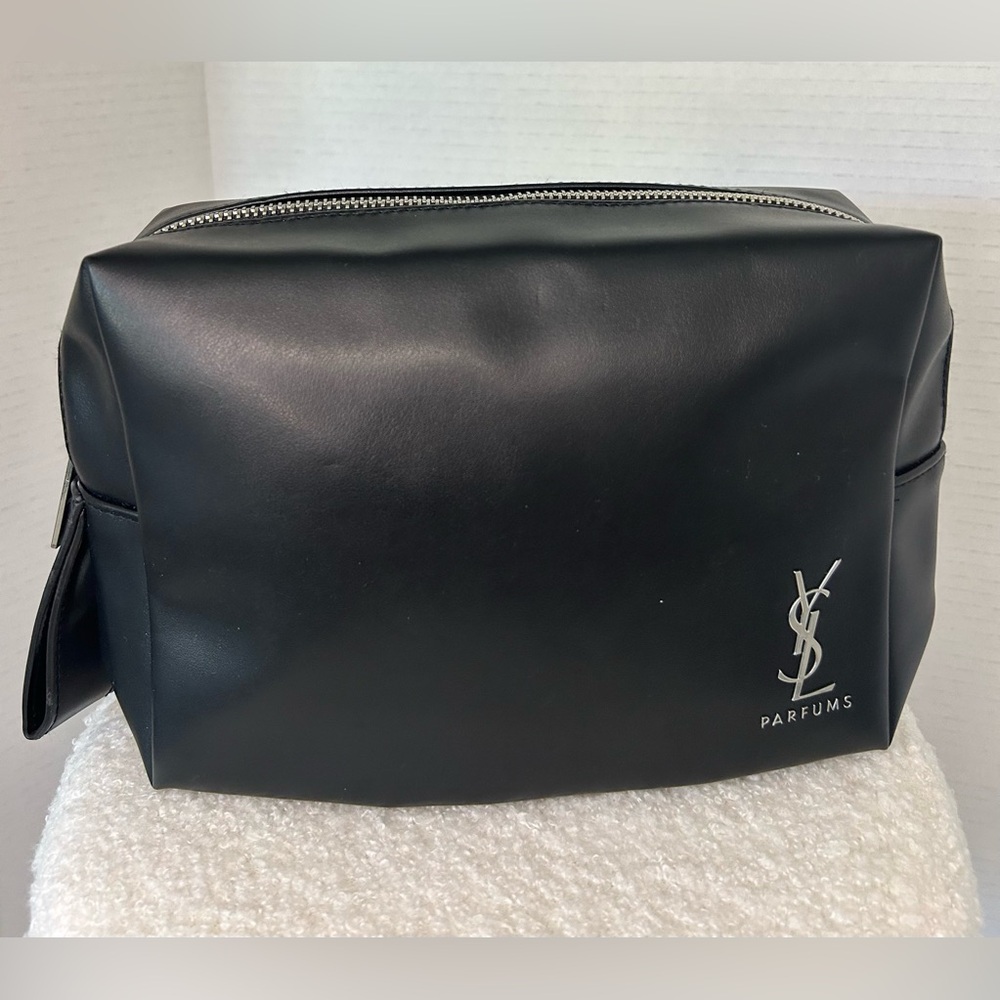 YSL PARFUMS Black Pouch w Handle